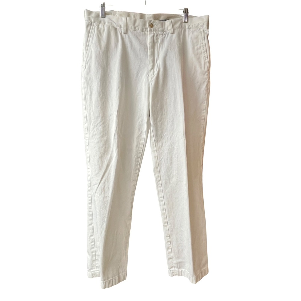 POLO Ralph Lauren White Chino Pants 36/30 Classic Fit Preppy Old Money Wedding